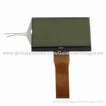 132x64-dot COG LCD Display Module, FSTN Positive, White Backlight